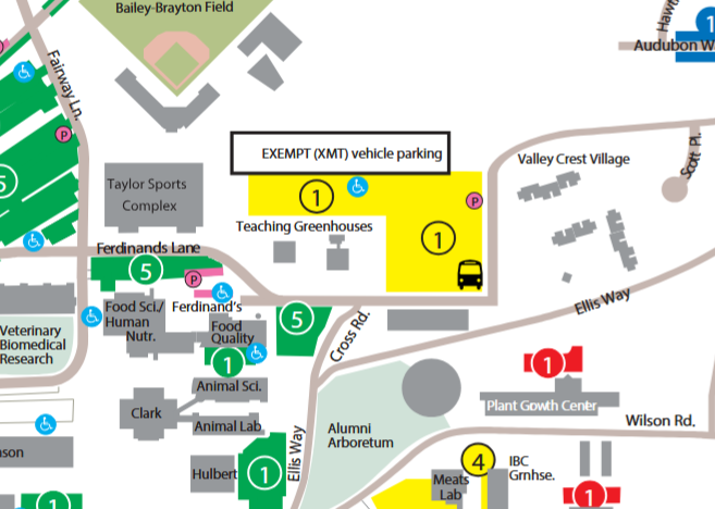 bus parking map
